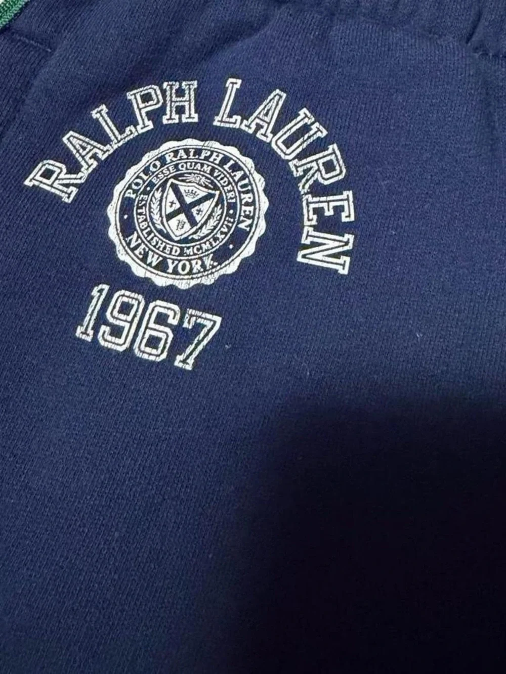 Polo by Ralph Lauren Navy Joggers with Contrast Side Stripes